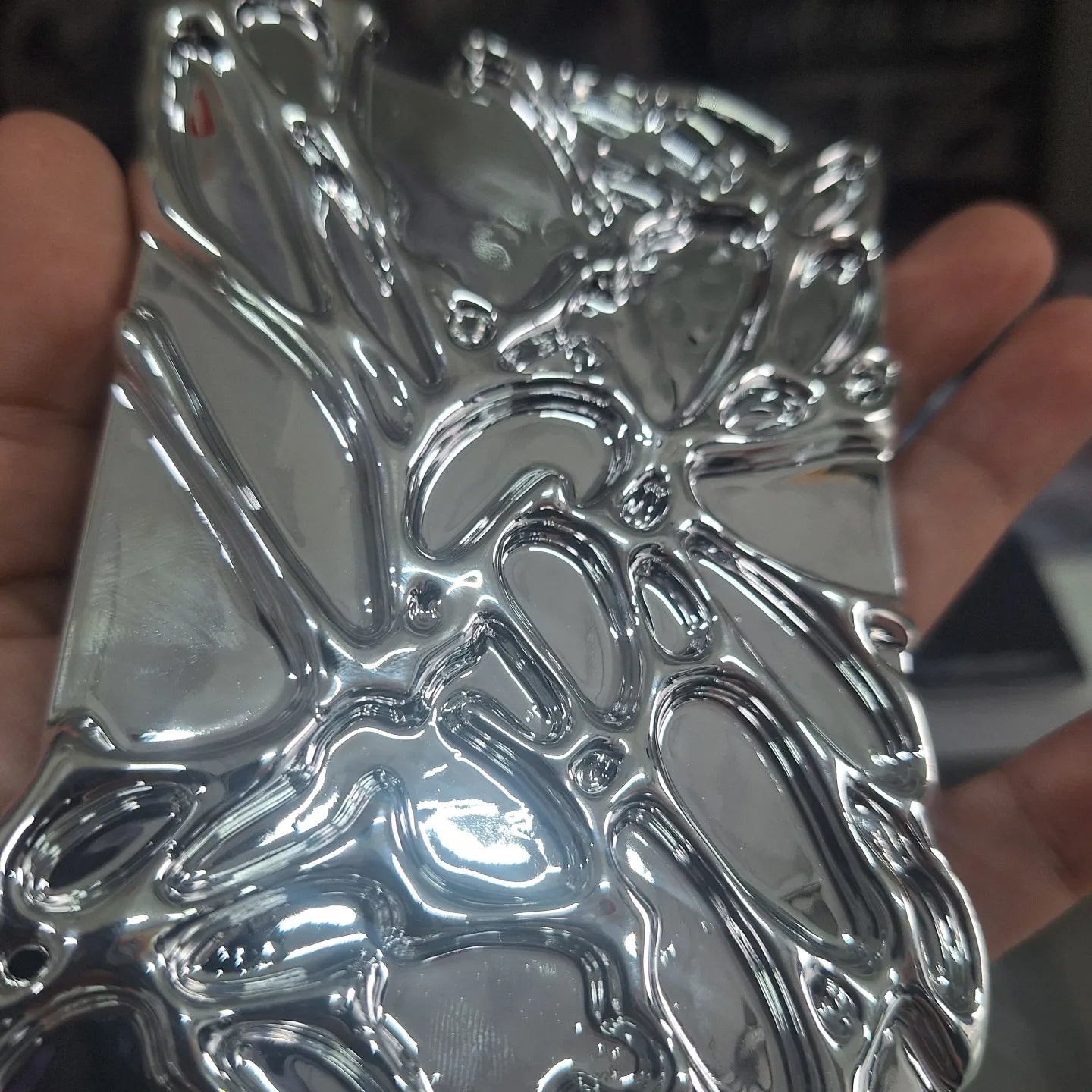 METALIC 12cms HOLDER de Plastico