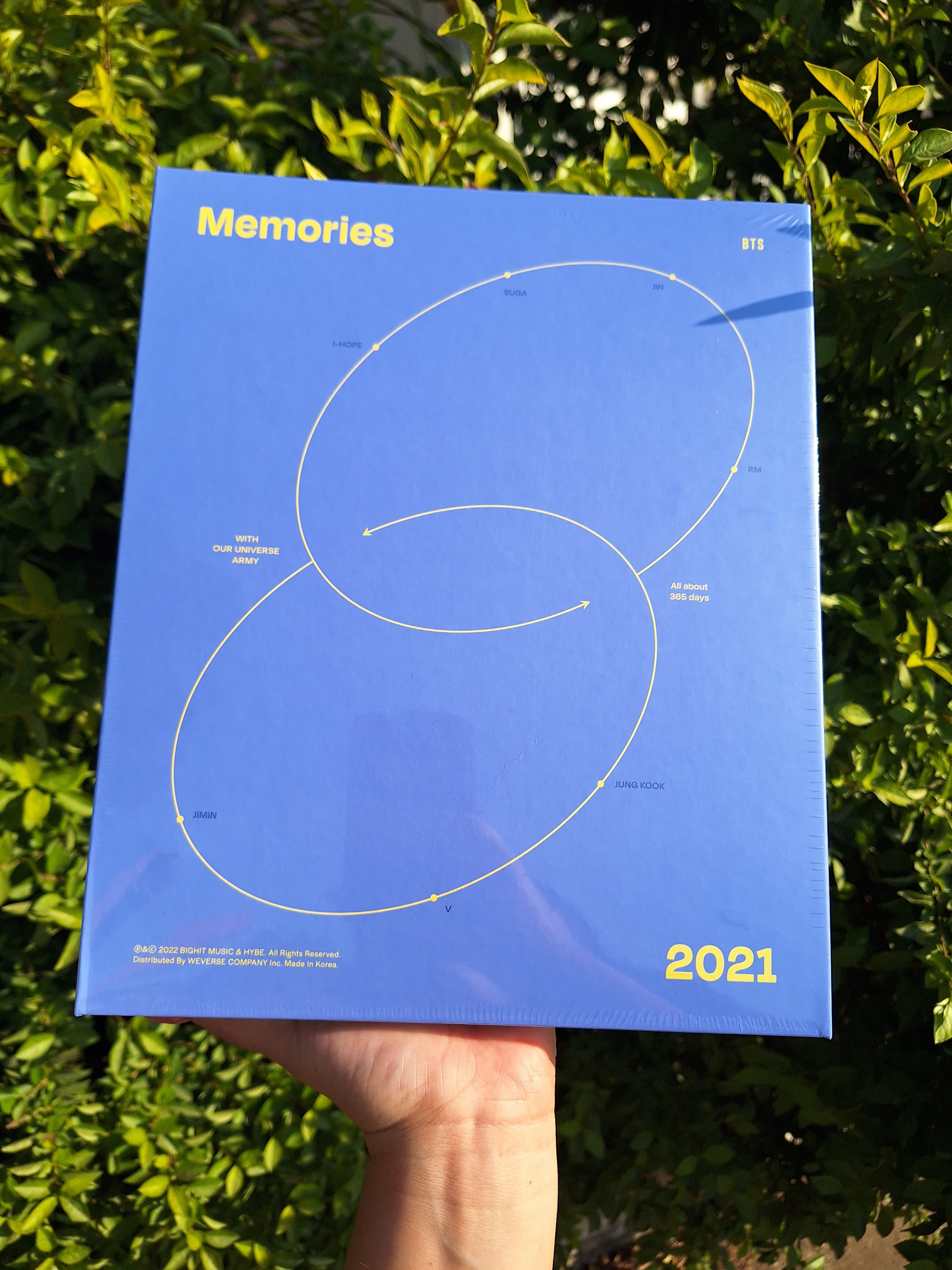 BTS MEMORIES OF 2021 DVD