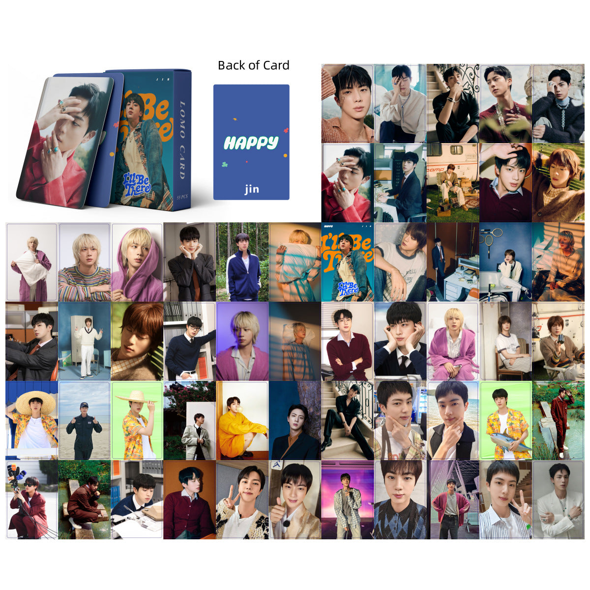 HAPPY 55pcs Holograficas