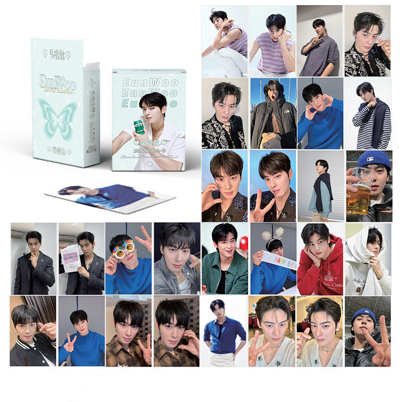 CHA EUNWOO 50pcs Holograficas